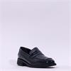 Marco Moreo Maura Wingtip Slip On Loafer - Black Combi